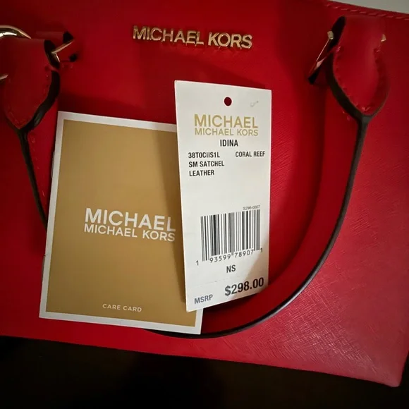 Michael Kors Vibrant Red Crossbody Bag - Picture 10 of 10